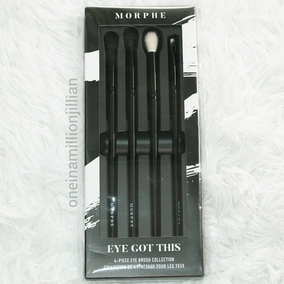 Morphe 4pc Essential Eye Makeup Brush Set - Picture 2 of 7